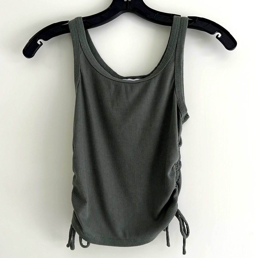 Princess Polly Solid Drawstring Side Tank Top - image 1
